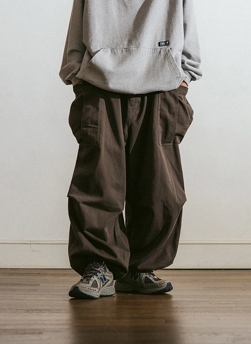 Брюки Jungle Cargo Balloon Pants Dark Brown