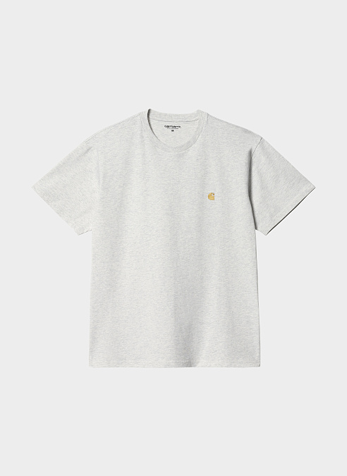 Футболка ‘S/S Chase T-Shirt’ Ash Heather / Gold