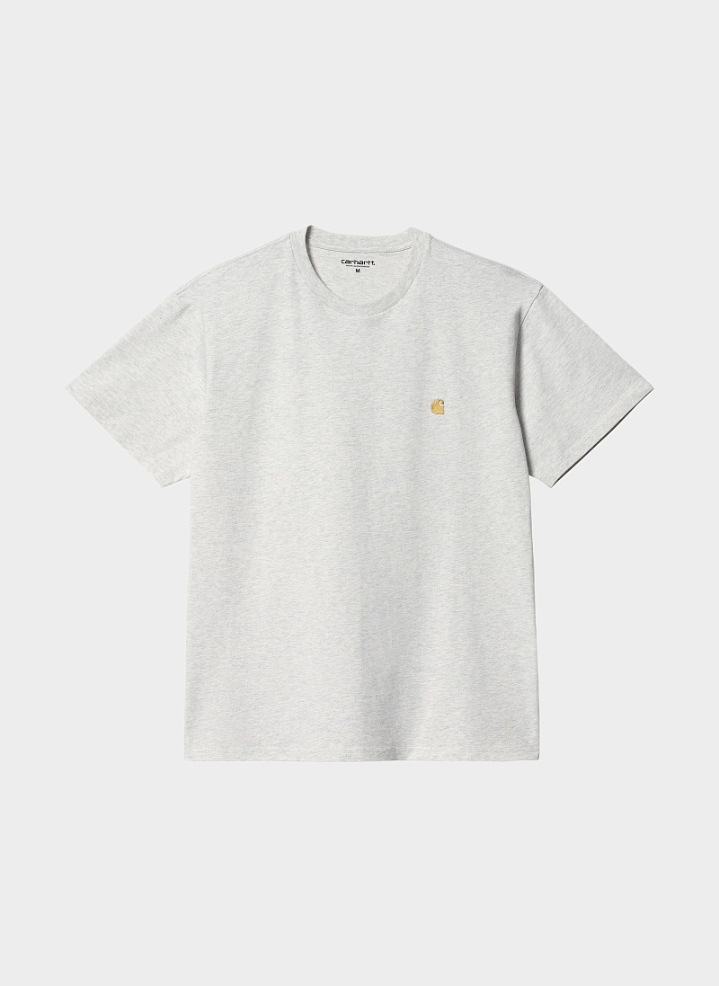 Футболка ‘S/S Chase T-Shirt’ Ash Heather / Gold