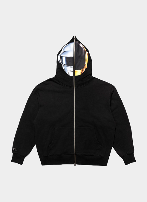 Худи на молнии Pleasures x Daft Punk Ram Zip Hoodie Black