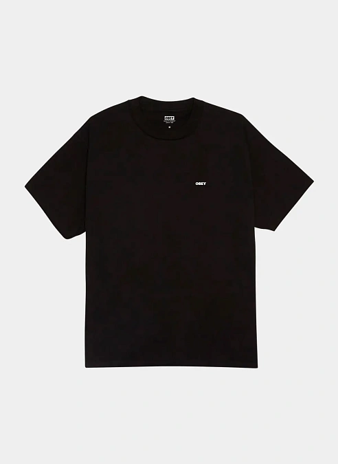 Футболка Obey Quarter Icon BLACK
