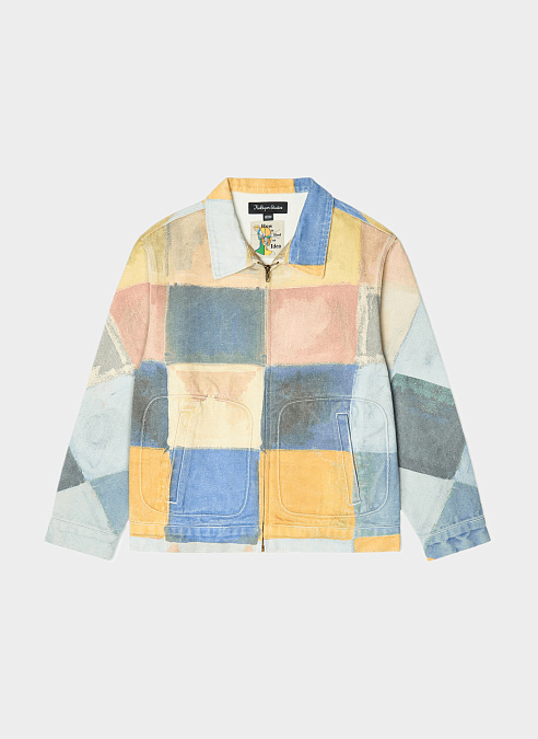 Куртка Checkered Painted Printed Work Coat