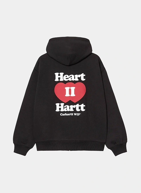 Худи на молнии Hooded Heart II Hartt Sweat Jacket Black