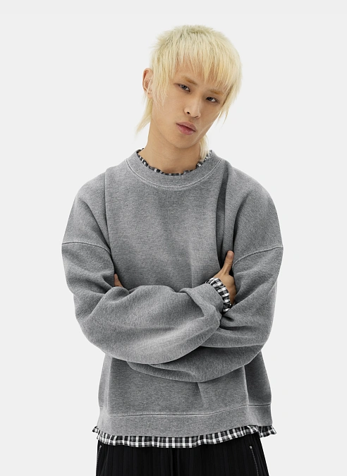 Свитшот Layered Sweatshirt Melange