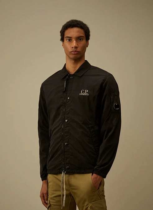 Овершот Chrome-R Zipped Lens Overshirt Black