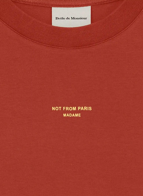 Футболка Slogan Classique Dark Red