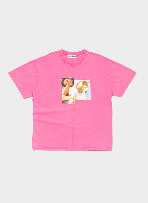 Футболка Feline Fantasies Off-Pink