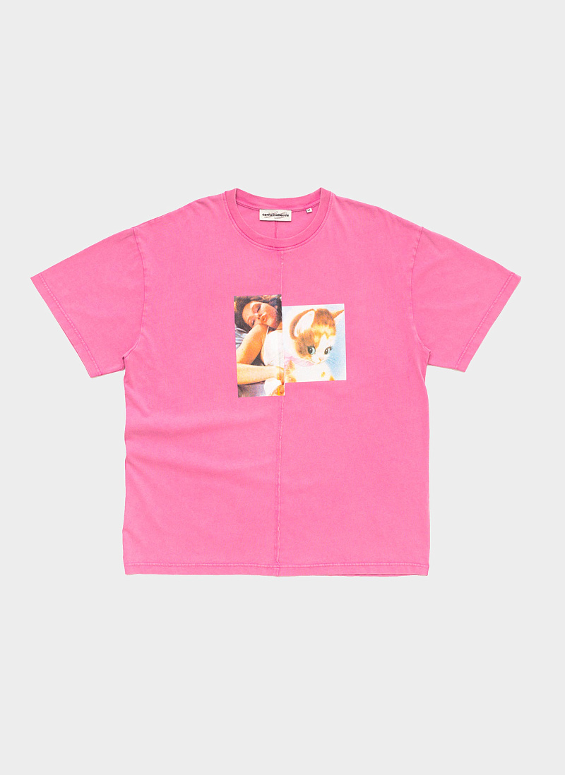 Футболка Feline Fantasies Off-Pink