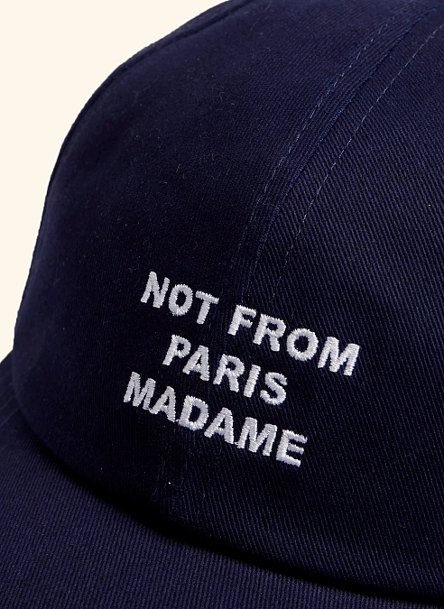Кепка La Casquette Slogan Navy