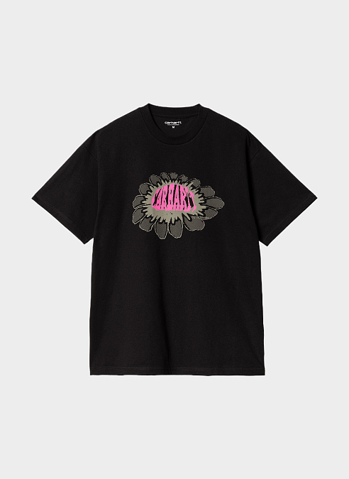 Футболка ‘S/S Pixel Flower T-Shirt’ Black