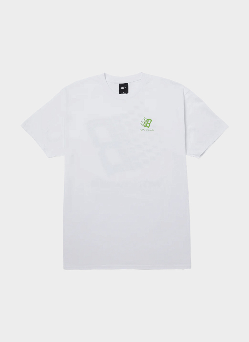 Футболка ‘HUF X BRONZE S/S TEE’ White