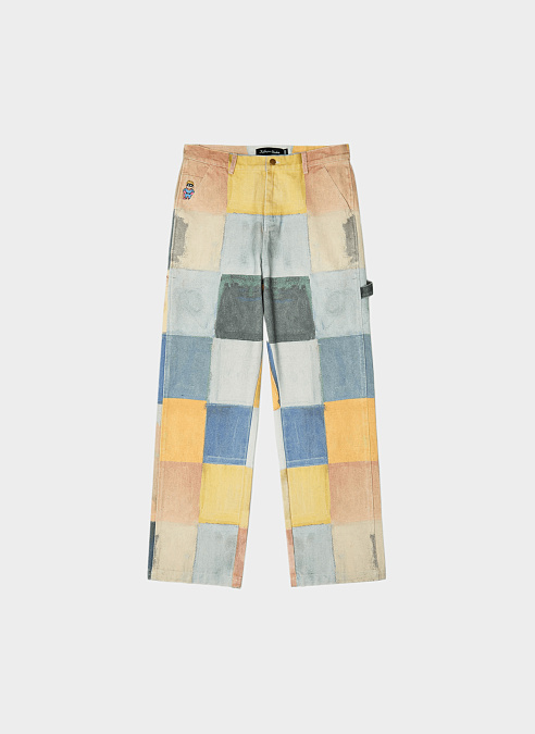 Брюки Checkered Painted Printed Work Pant