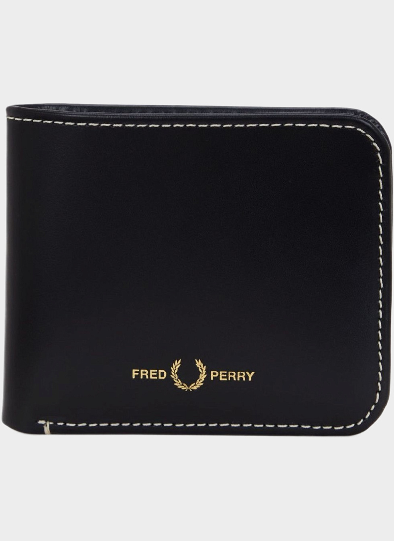 BOX LEATHER BILLFOLD WALLET