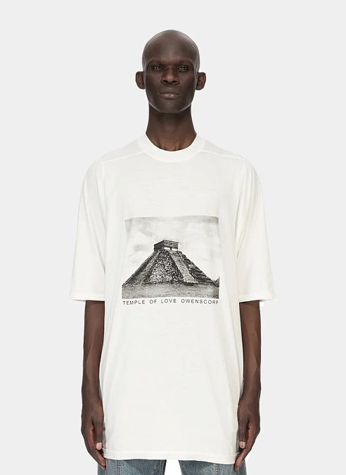 Футболка Temple Pyramid Jumbo SS T-Shirt Milk / Black 