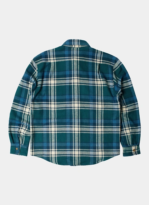 Рубашка Crow Flanel Shirt Pine Green