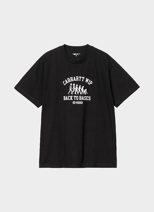 Футболка ‘S/S Basics T-Shirt Black / White
