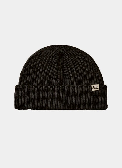 Шапка Extrafine Merino Fisherman Beanie Black