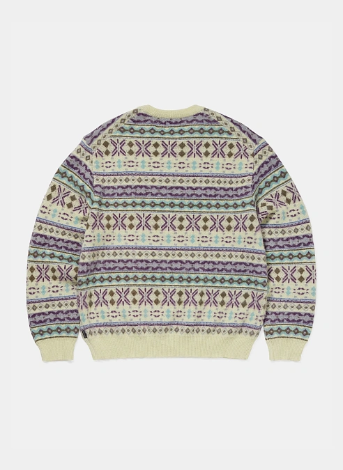 Свитер TNT Fair Isle Knit Sweater Lemon