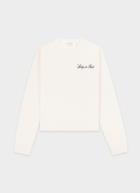 Свитер Vendome Script Wool Cashmere Crewneck