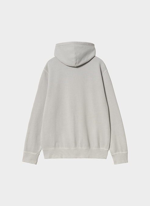 Худи на молнии ‘Hooded Duster Script Jacket’ Basalt (Garment Dyed)
