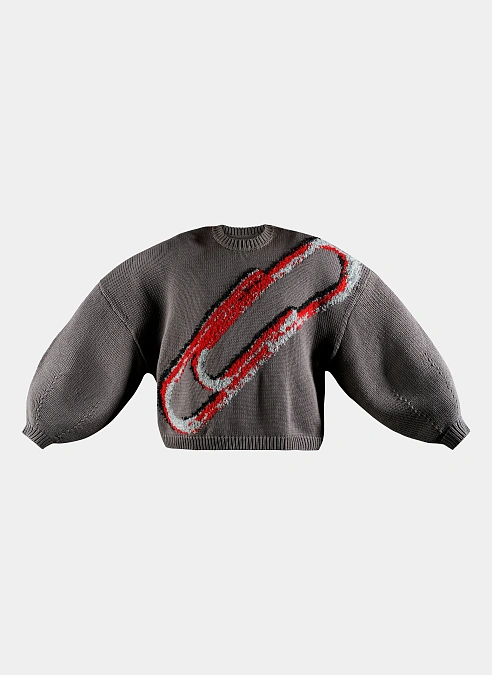 Свитер GREY CLIP Sweater Grey
