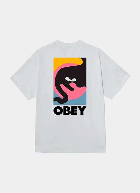Футболка Obey Quarter Icon WHITE