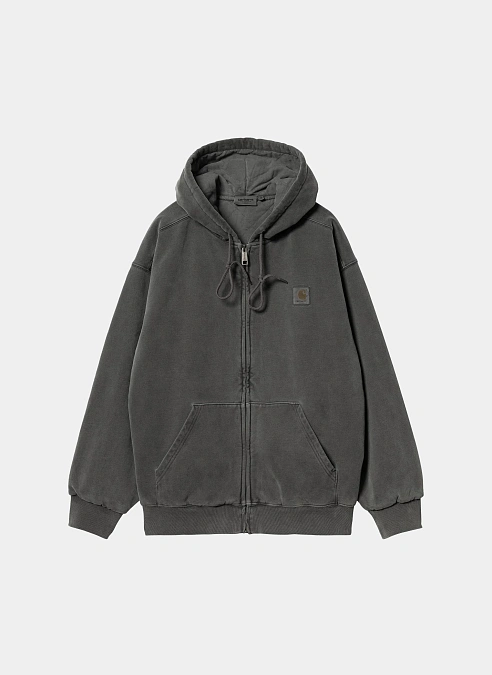 Худи на молнии Hooded Vista Jacket Black (Garment Dyed)