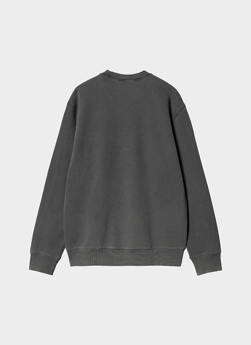 Свитшот ‘Duster Script Sweat’ Black (Garment Dyed)