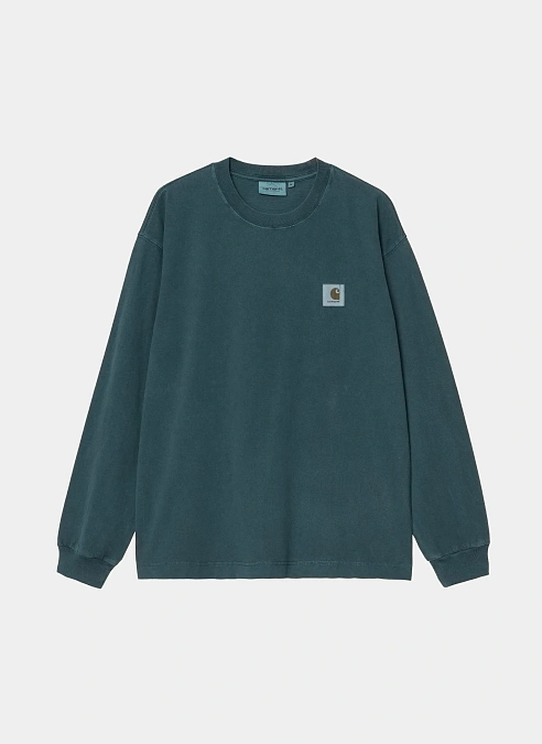 Лонгслив L/S Vista T-Shirt Deep Lagoon (Garment Dyed)