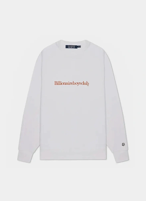 SERIF LOGO CREWNECK