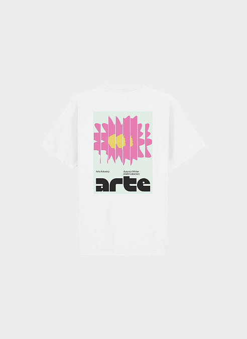 Футболка ‘Flower Poster T-shirt’ White