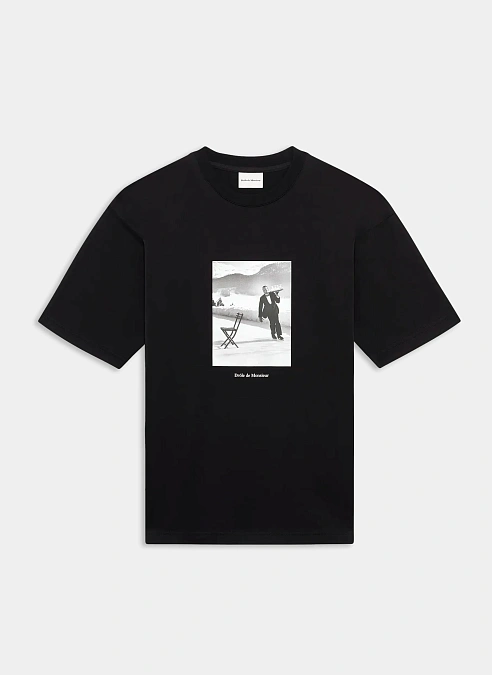 Футболка Le T-Shirt Ice Skating Waiter Black