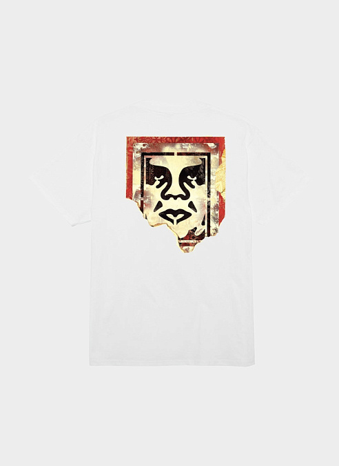 Футболка ‘OBEY RIPPED ICON’ WHITE