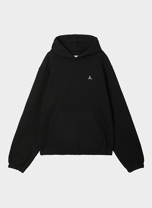 Худи Logo Hoodie Washed Black