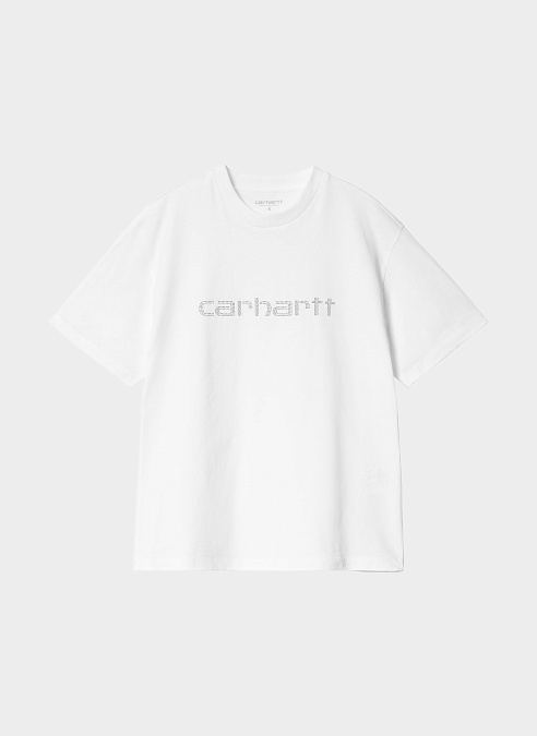 Футболка женская ‘W S/S Rivet Script T-Shirt’ White