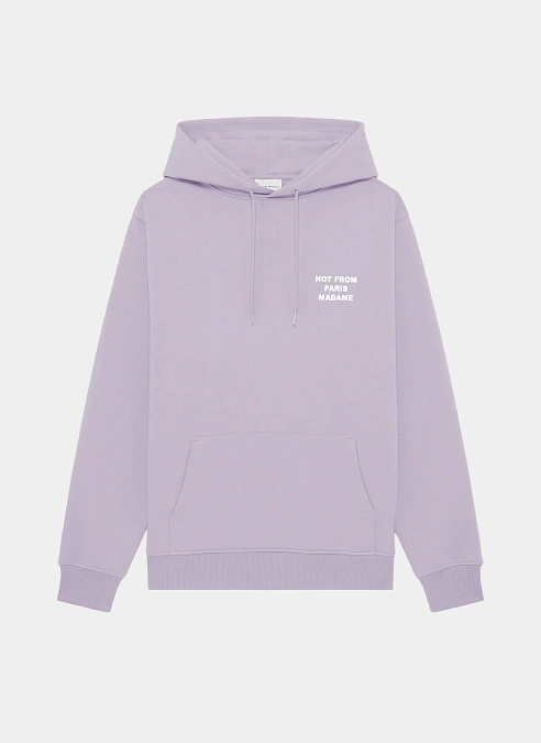 Худи Slogan Lavander