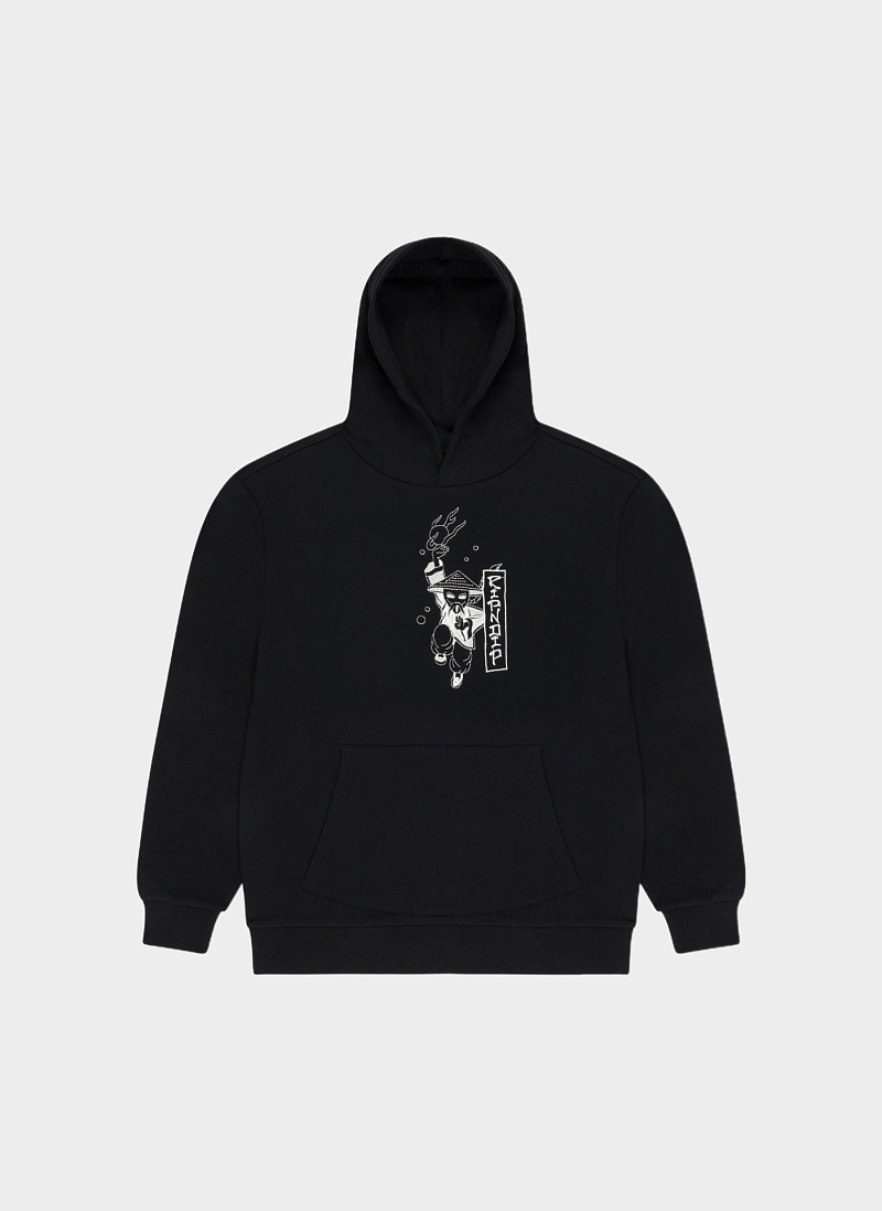 Худи ‘Ryu Embroidered Hoodie’ Black