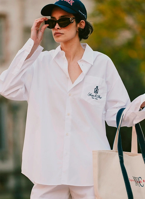 Рубашка Vendome Oversized Shirt White
