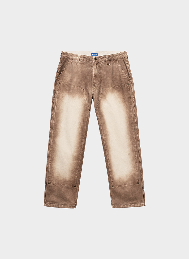 Джинсы ‘Margins Double Knee Pants’ Ecru