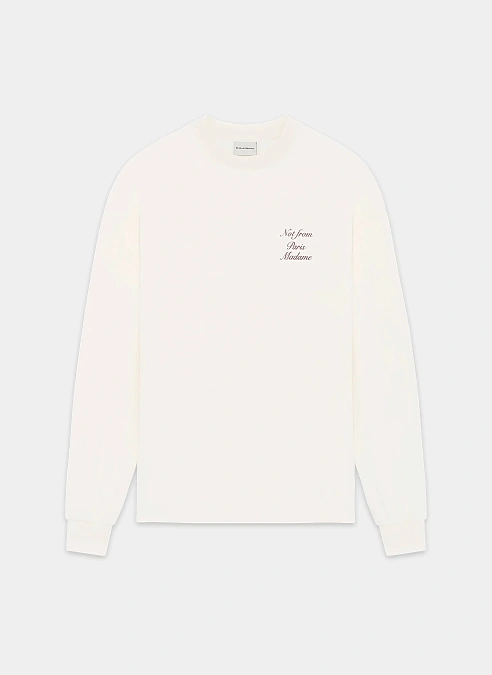 Лонгслив Le Manches Longues Slogan Calligraphie Off White