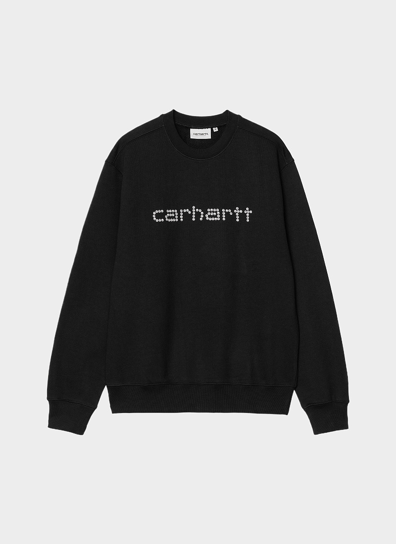 Свитшот ‘Rivet Script Sweat’ Black
