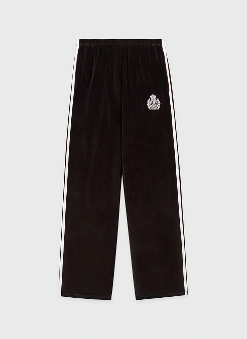 Брюки NY Crest Velour Sweatpant Chocolate