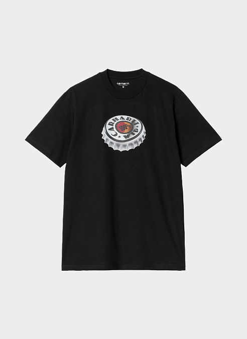 Футболка ‘S/S Bottle Cap T-Shirt’ BLACK