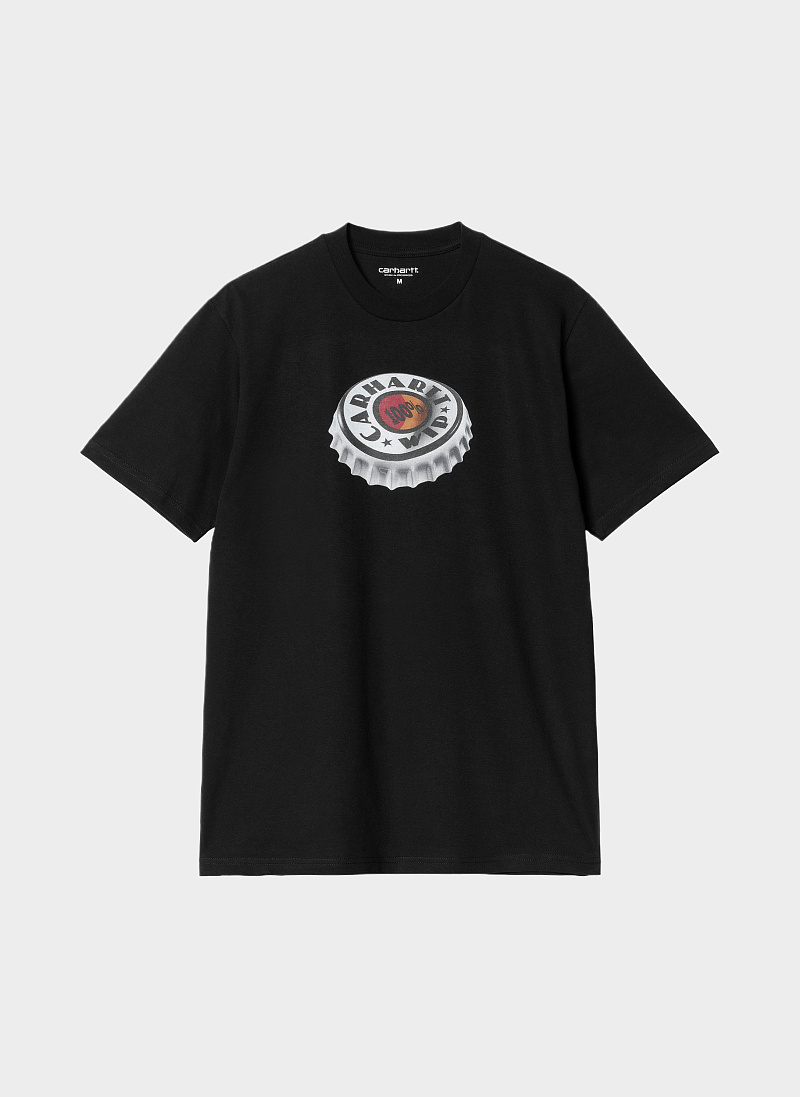 Футболка ‘S/S Bottle Cap T-Shirt’ BLACK
