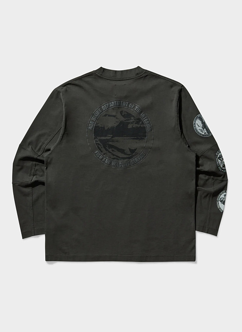Лонгслив Division Long Sleeve Black Olive