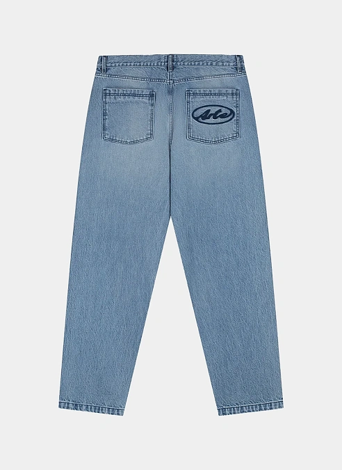 Джинсы Circle Logo Pocket Pants Blue