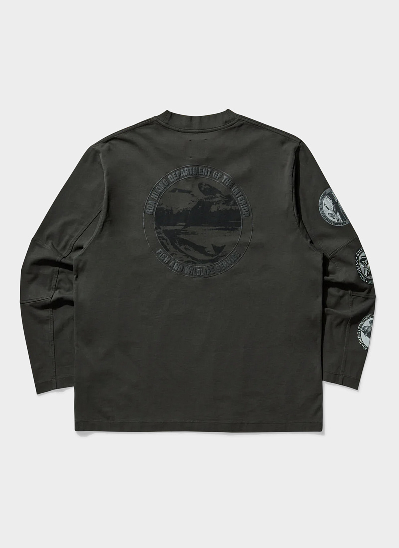 Лонгслив Division Long Sleeve Black Olive