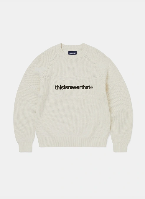 Свитер TNT T-Logo Knit Sweater White