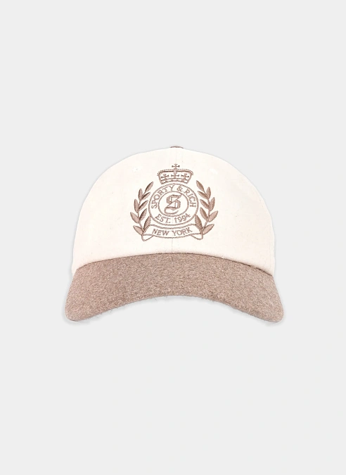 Кепка NY Crest Wool Hat Ecru/Toffee