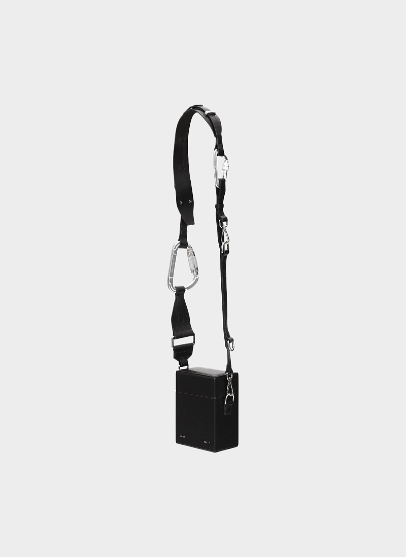 Сумка LEATHER STRAP BOX BAG